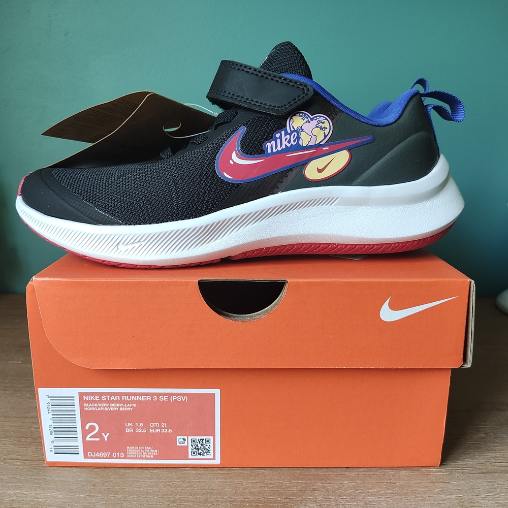 Nike Kids Star Runner 3 Black Sneakers